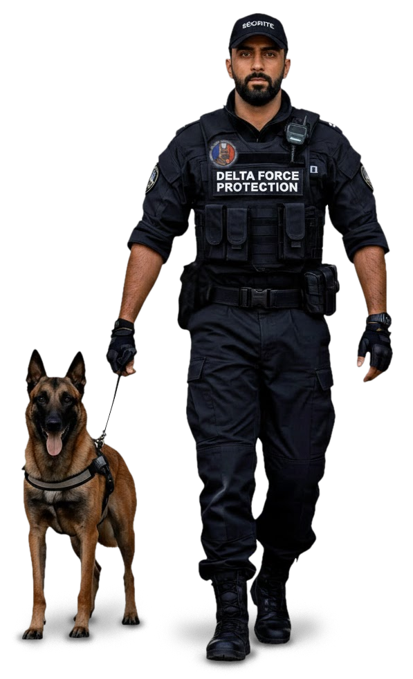 Agent cynophile Delta-Force Protection
